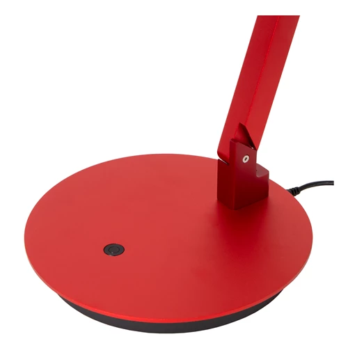 Lucide OGDEN - Schreibtischlampe - LED 3 StepDim - 1x7W 3000K - Rot | Premium - detail 2